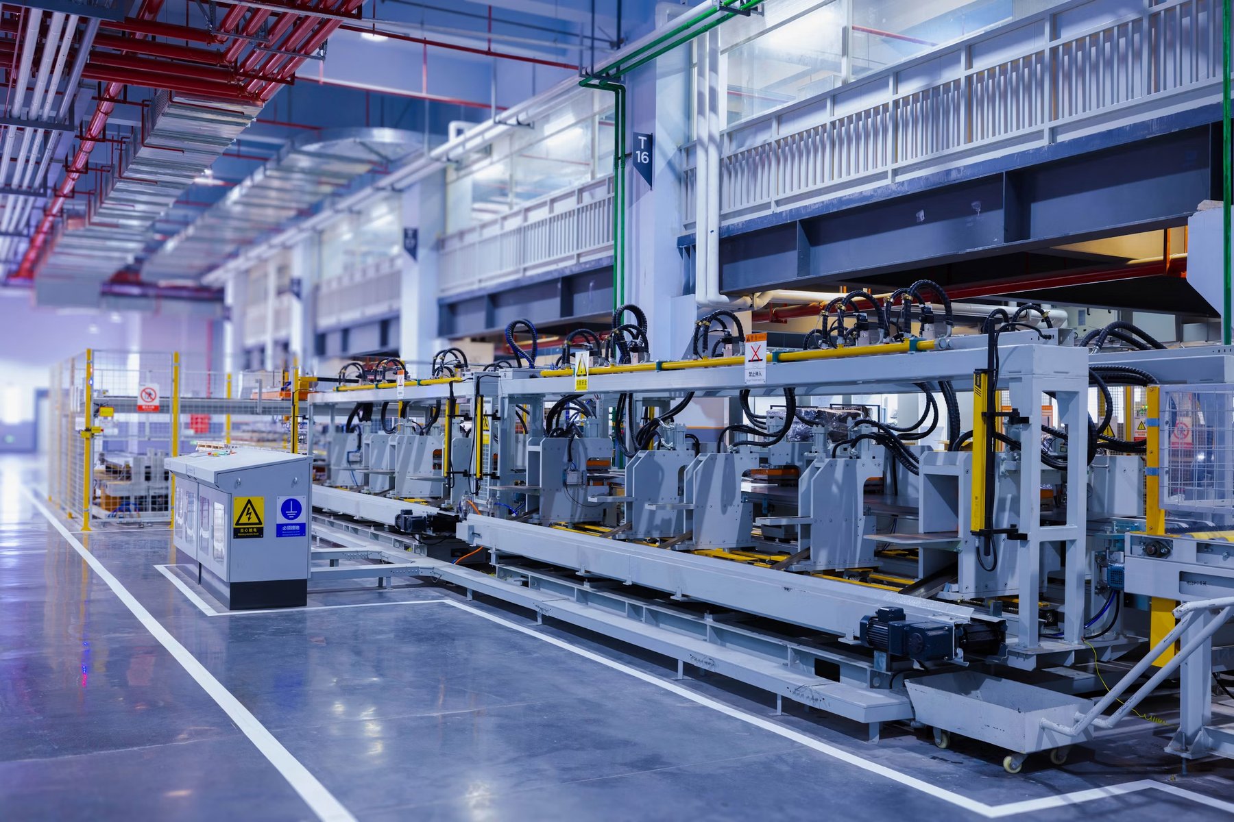 Maakindustrie productiehal