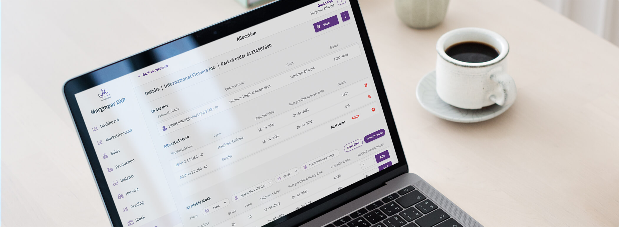 Marginpar Matrix fitness mockup - mockups - emendis 2